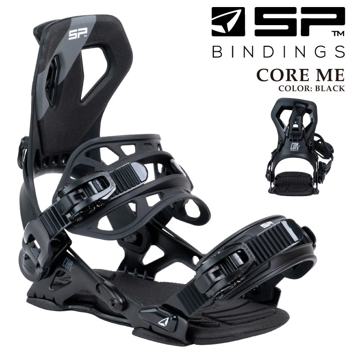 スノーボード ビンディング エスピー SP BINDINGS CORE MULTIENTRY Black コア ブラック メンズ レディース バインディング 24-25 日本正規品