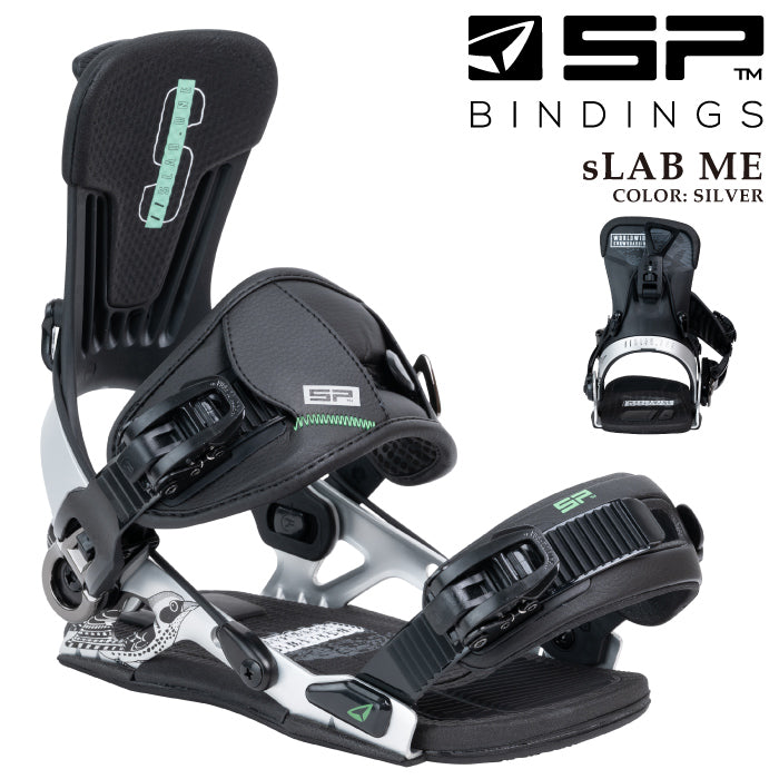 スノーボード ビンディング エスピー SP BINDINGS sLAB.ONE MULTIENTRY Silver エスラボ シルバー メンズ レディース バインディング 24-25 日本正規品