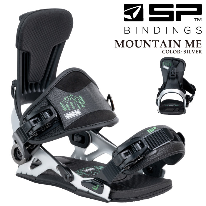 スノーボード ビンディング エスピー SP BINDINGS MOUNTAIN MULTIENTRY Silver マウンテン シルバー メンズ レディース バインディング 24-25 日本正規品