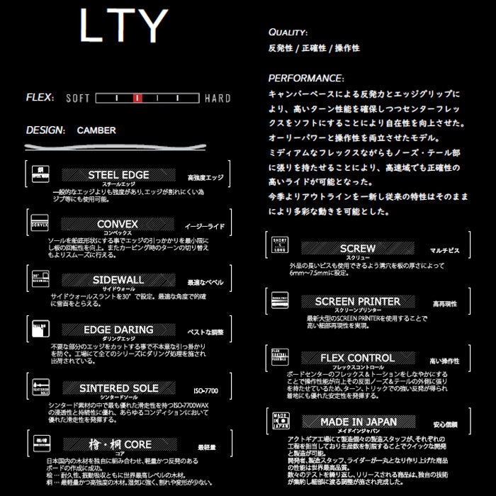 SPREAD LTY 24-25 スプレッド 尾川慎二 菅谷佑之介 堀内礼 グラトリ ラントリ 弾き系 乗り系 カービング キャンバー フリースタイル スノーボード エルティーワイ レディース メンズ