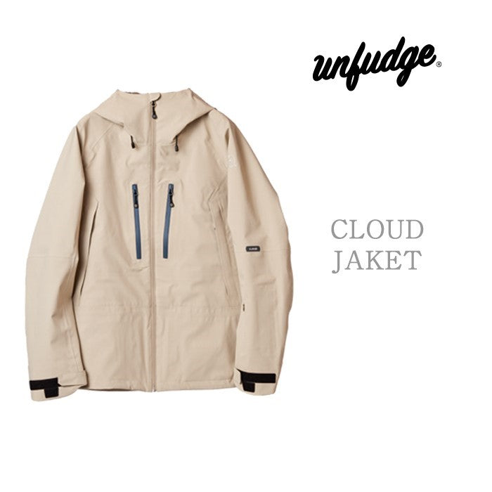 早期予約受付中 unfudge snow wear CLOUD JACKET 24-25 スノーボード ウェア アンファッジ カービング グラトリ ラントリ バックカントリー パウダー メンズ レディース ユニセックス