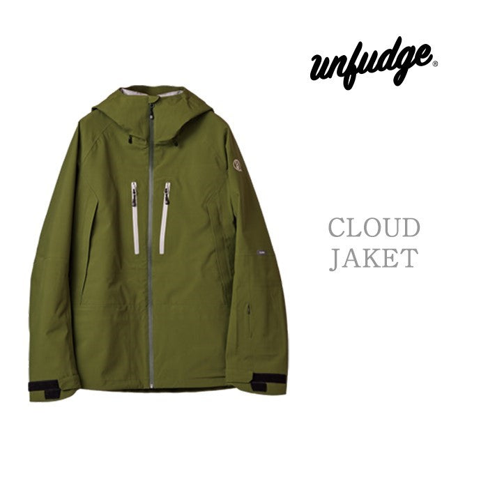 unfudge snow wear CLOUD JACKET 24-25 スノーボード ウェア アンファッジ カービング グラトリ ラントリ バックカントリー パウダー メンズ レディース ユニセックス