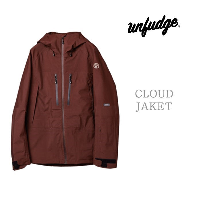 早期予約受付中 unfudge snow wear CLOUD JACKET 24-25 スノーボード ウェア アンファッジ カービング グラトリ ラントリ バックカントリー パウダー メンズ レディース ユニセックス