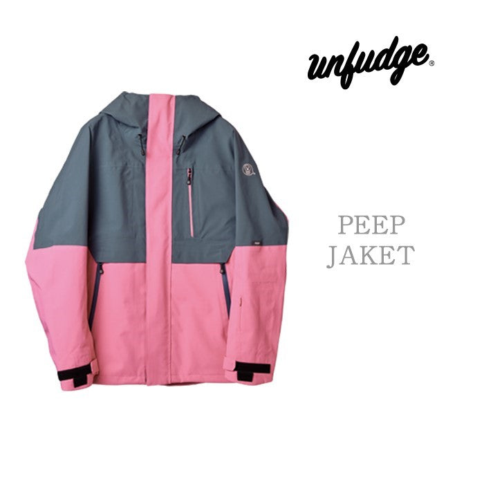 早期予約受付中 unfudge snow wear PEEP JACKET 24-25 スノーボード ウェア アンファッジ カービング グラトリ ラントリ バックカントリー パウダー メンズ レディース ユニセックス