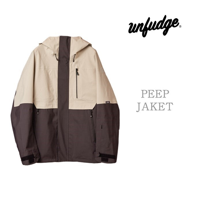 unfudge snow wear PEEP JACKET 24-25 スノーボード ウェア アンファッジ カービング グラトリ ラントリ バックカントリー パウダー メンズ レディース ユニセックス