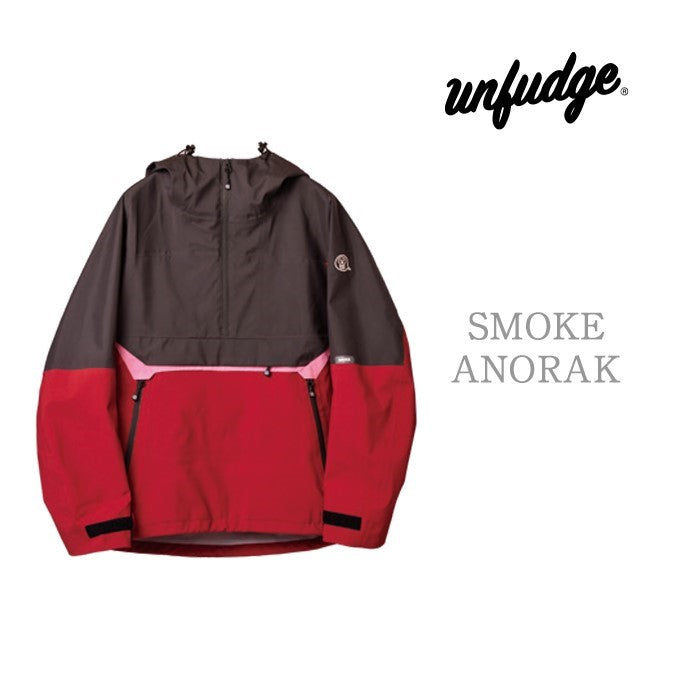 早期予約受付中 unfudge snow wear SMOKE ANORAK 24-25 スノーボード ウェア アンファッジ カービング グラトリ ラントリ バックカントリー パウダー メンズ レディース ユニセックス