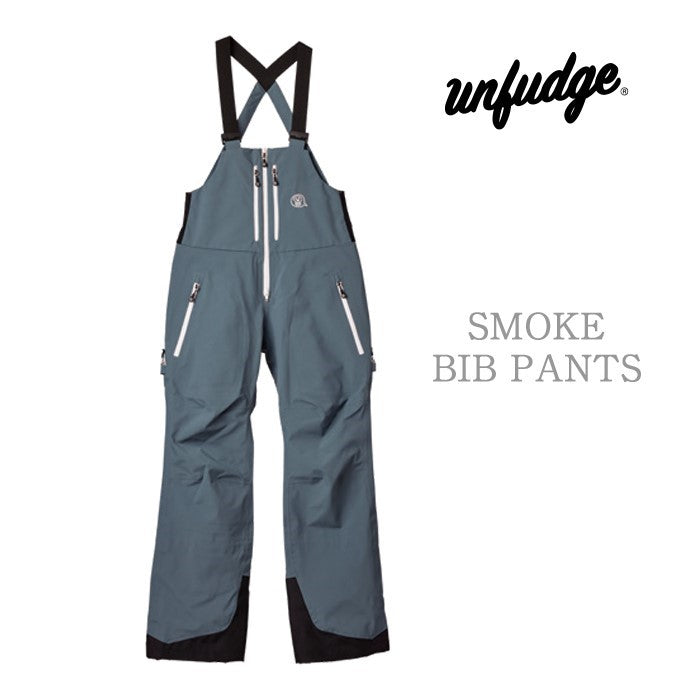 unfudge snow wear SMOKE BIB PANTS 24-25 スノーボード ウェア アンファッジ カービング グラトリ ラントリ バックカントリー パウダー メンズ レディース ユニセックス