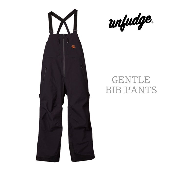 早期予約受付中 unfudge snow wear GENTLE BIB PANTS 24-25 スノーボード ウェア アンファッジ カービング グラトリ ラントリ バックカントリー パウダー メンズ レディース ユニセックス