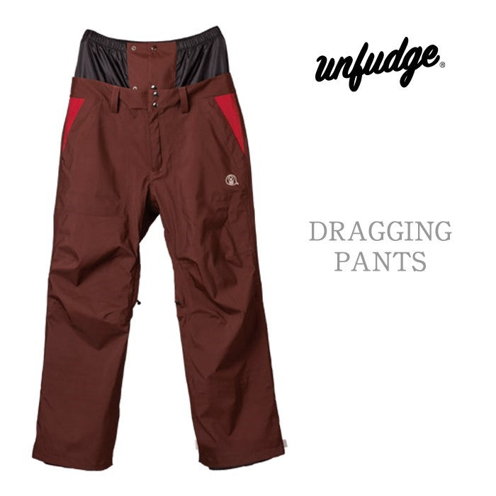 unfudge snow wear DRAGGING PANTS 24-25 スノーボード ウェア アンファッジ カービング グラトリ ラントリ バックカントリー パウダー メンズ レディース ユニセックス