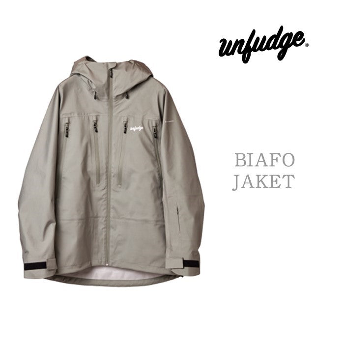 unfudge snow wear BIAFO JACKET 24-25 スノーボード ウェア アンファッジ カービング グラトリ ラントリ バックカントリー パウダー メンズ レディース ユニセックス