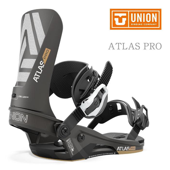 Union Snowboard Bindings Atlas Pro 24-25 早期予約 ユニオン ビンディング バインディング アトラスプロ フルモデルチェンジ オールマウンテン カービング パウダー バックカントリー フリースタイル  グラトリ ラントリ スノーボード メンズ レディース