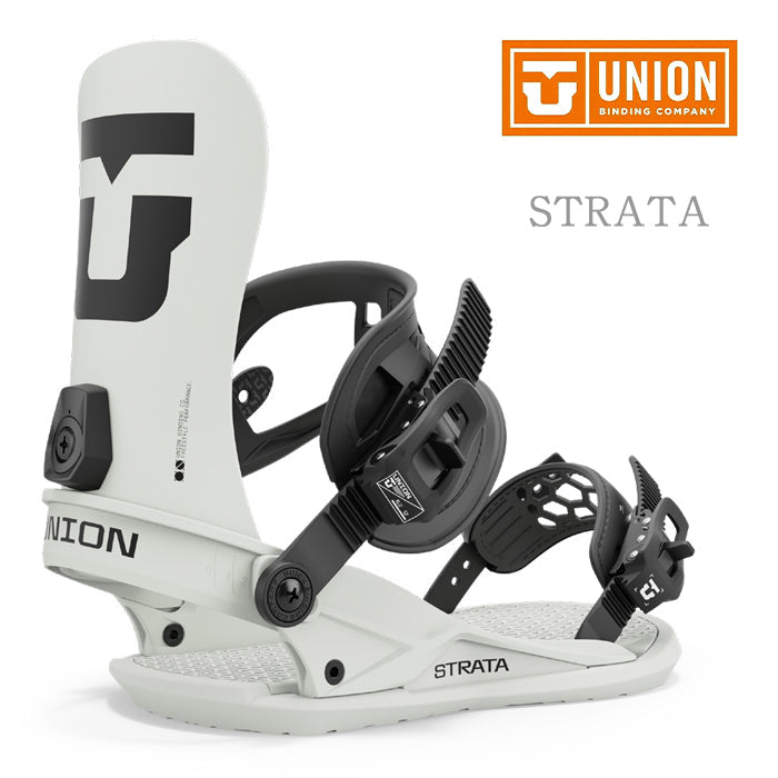 Union Snowboard Bindings Strata 24-25  ユニオン ビンディング バインディング ストラータ オールマウンテン カービング パウダー バックカントリー フリースタイル  グラトリ ラントリ スノーボード メンズ レディース