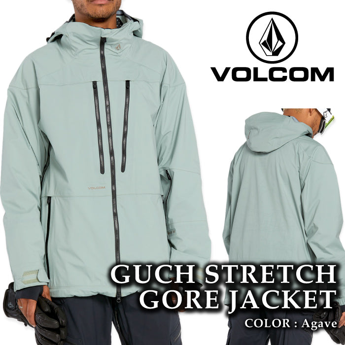 ボルコム スノーボード ウェア ジャケット VOLCOM MENS GUCH STRETCH GORE JACKET Agave ゴアテックス メンズ 24-25 日本正規品