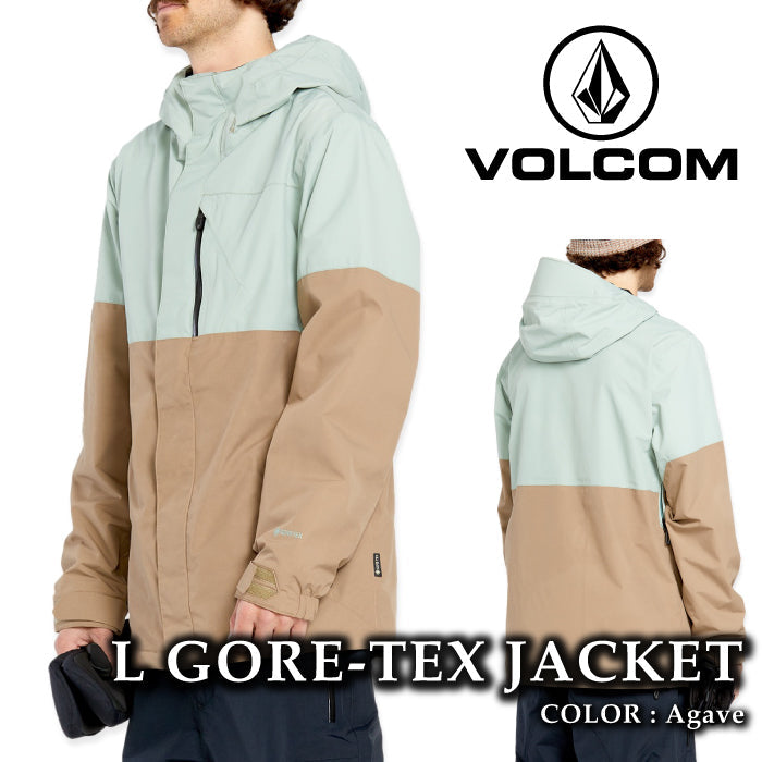 ボルコム スノーボード ウェア ジャケット VOLCOM MENS L GORE-TEX JACKET Agave ゴアテックス メンズ 24-25 日本正規品