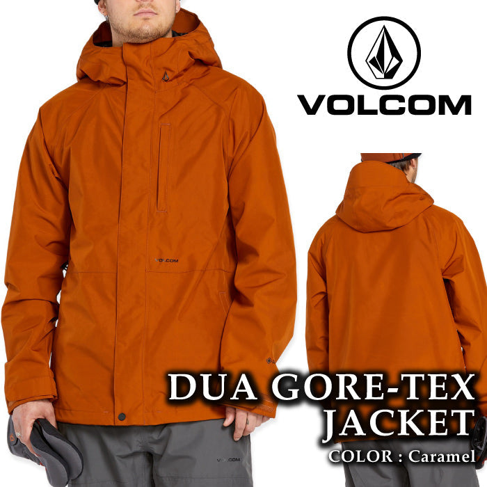 ボルコム スノーボード ウェア ジャケット VOLCOM MENS DUA GORE-TEX JACKET Caramel ゴアテックス メンズ 24-25 日本正規品