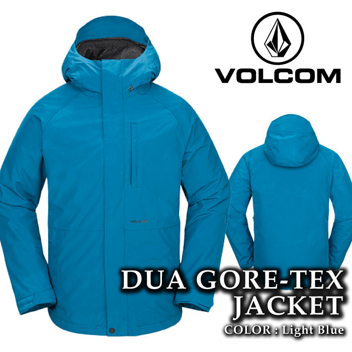 ボルコム スノーボード ウェア ジャケット VOLCOM MENS DUA GORE-TEX JACKET Light Blue ゴアテックス メンズ 24-25 日本正規品