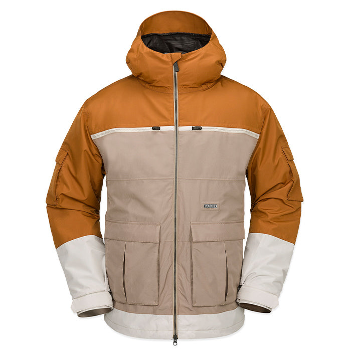 ボルコム スノーボード ウェア ジャケット VOLCOM MENS NIGHTBREAKER 20K JACKET Chestnut Brown メンズ 24-25 日本正規品