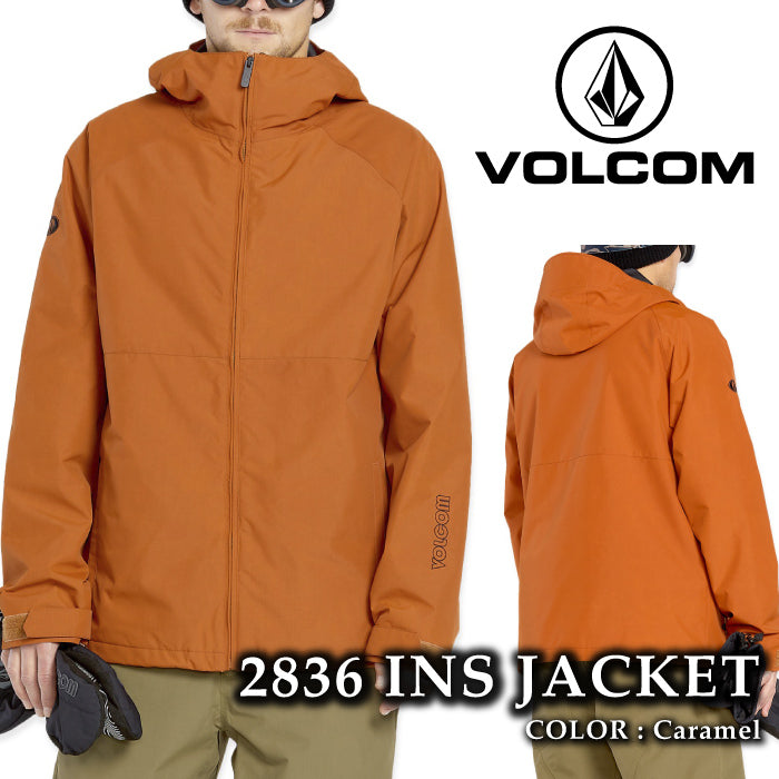 ボルコム スノーボード ウェア ジャケット VOLCOM MENS 2836 INSULATED JACKET Caramel メンズ 24-25 日本正規品