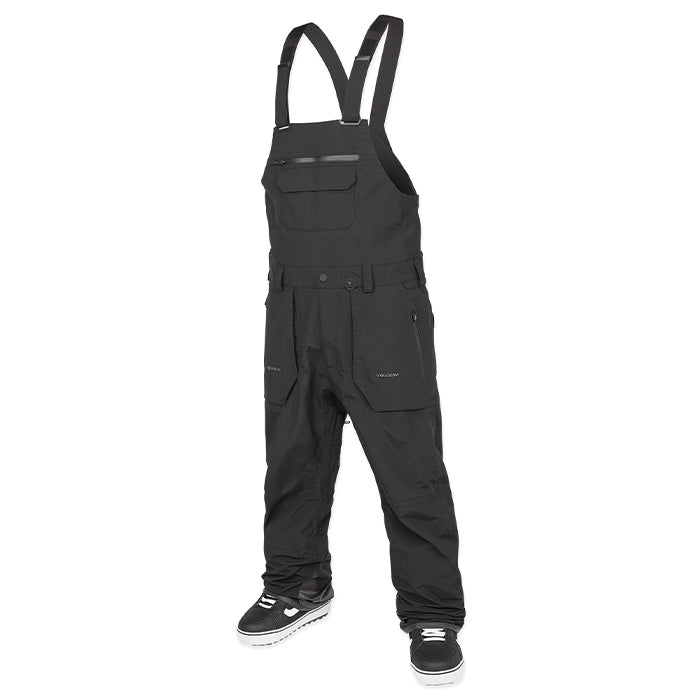 ボルコム スノーボード ウェア ビブパンツ VOLCOM MENS RAIN GORE-TEX BIB OVERALL Black ゴアテックス メンズ 24-25 日本正規品