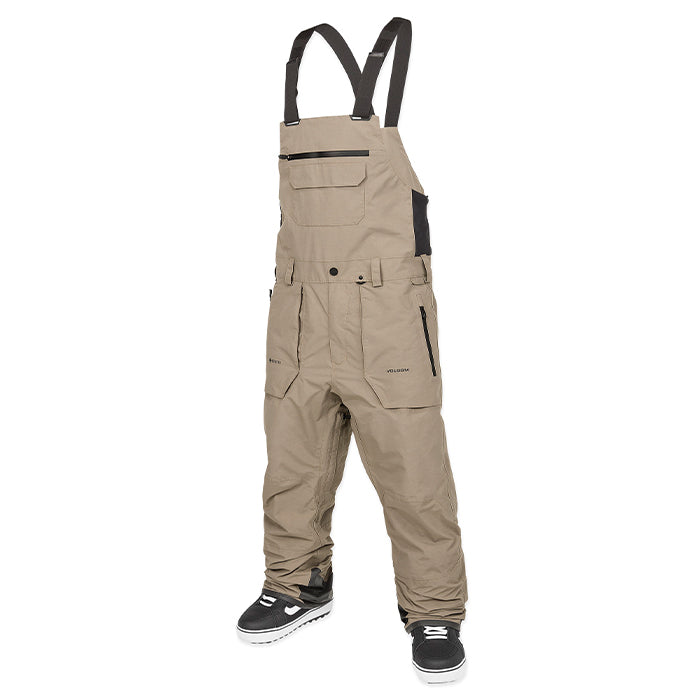 ボルコム スノーボード ウェア ビブパンツ VOLCOM MENS RAIN GORE-TEX BIB OVERALL Chestnut Brown ゴアテックス メンズ 24-25 日本正規品