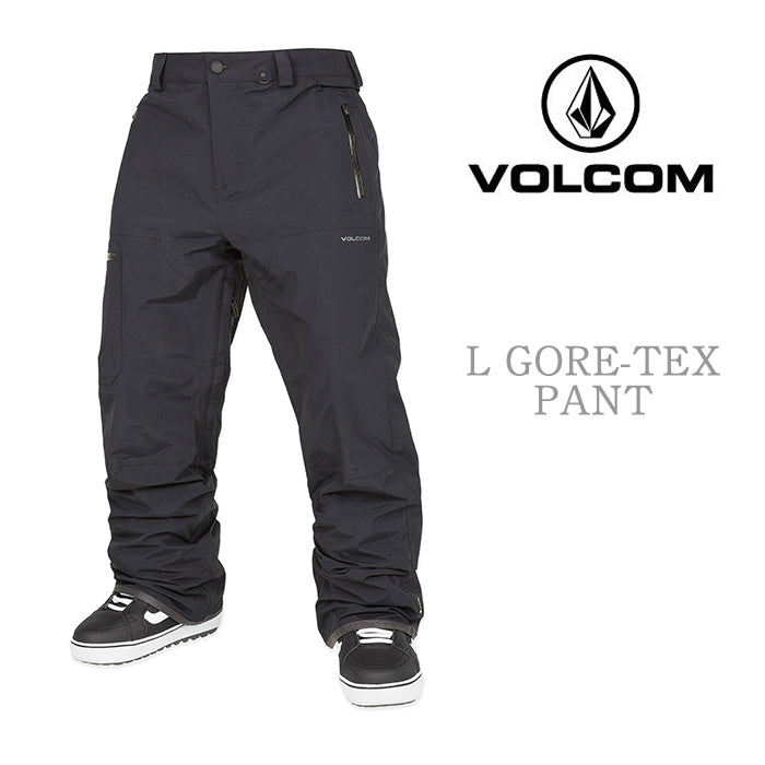 ボルコム スノーボード ウェアー パンツ VOLCOM L GORE-TEX PANT Black メンズ 24-25 日本正規品