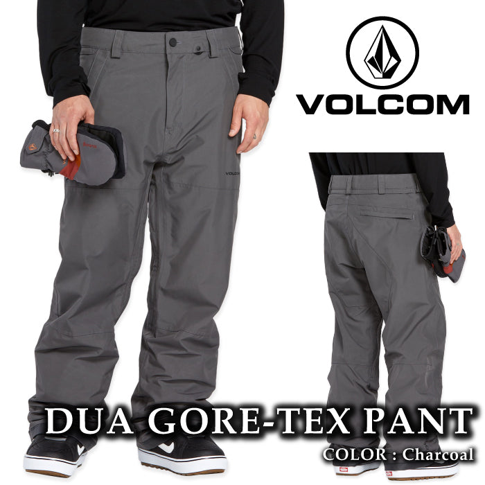 ボルコム スノーボード ウェア パンツ VOLCOM MENS DUA GORE-TEX PANTS Charcoal ゴアテックス メンズ 24-25 日本正規品