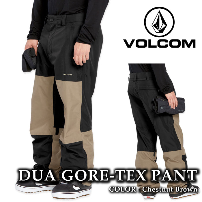 ボルコム スノーボード ウェア パンツ VOLCOM MENS DUA GORE-TEX PANTS Chestnut Brown ゴアテックス メンズ 24-25 日本正規品