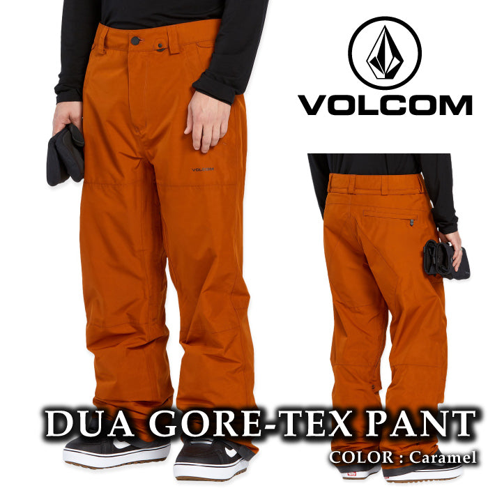 ボルコム スノーボード ウェア パンツ VOLCOM MENS DUA GORE-TEX PANTS Caramel ゴアテックス メンズ 24-25 日本正規品