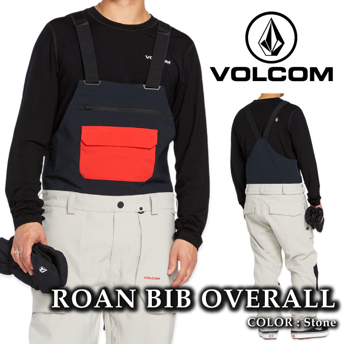 ボルコム スノーボード ウェア ビブパンツ VOLCOM MENS ROAN BIB OVERALL Stone メンズ 24-25 日本正規品