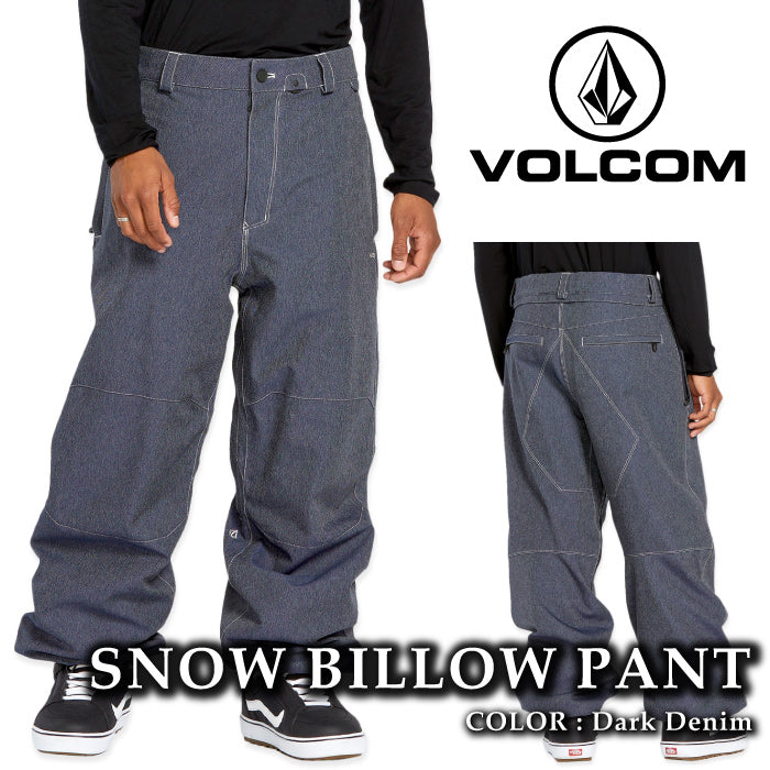 ボルコム スノーボード ウェア パンツ VOLCOM MENS SNOW BILLOW PANTS Dark Denim メンズ 24-25 日本正規品