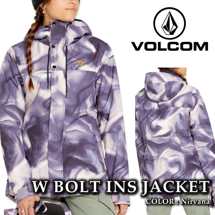 ボルコム スノーボード ウェア ジャケット VOLCOM WOMENS BOLT INSULATED JACKET Nirvana レディース 24-25 日本正規品