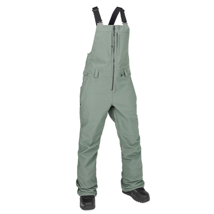 ボルコム スノーボード ウェア ビブパンツ VOLCOM WOMENS SWIFT BIB OVERALL Lichen Green レディース 24-25 日本正規品