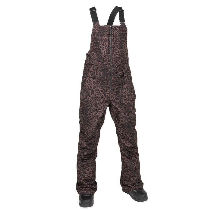 ボルコム スノーボード ウェア ビブパンツ VOLCOM WOMENS SWIFT BIB OVERALL Leopard レディース 24-25 日本正規品