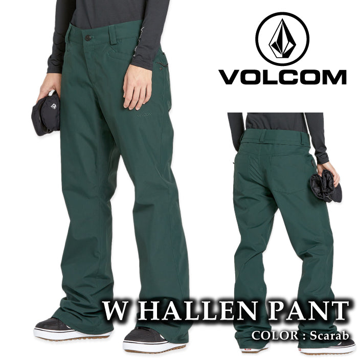 ボルコム スノーボード ウェア パンツ VOLCOM WOMENS HALLEN PANTS Scarab レディース 24-25 日本正規品