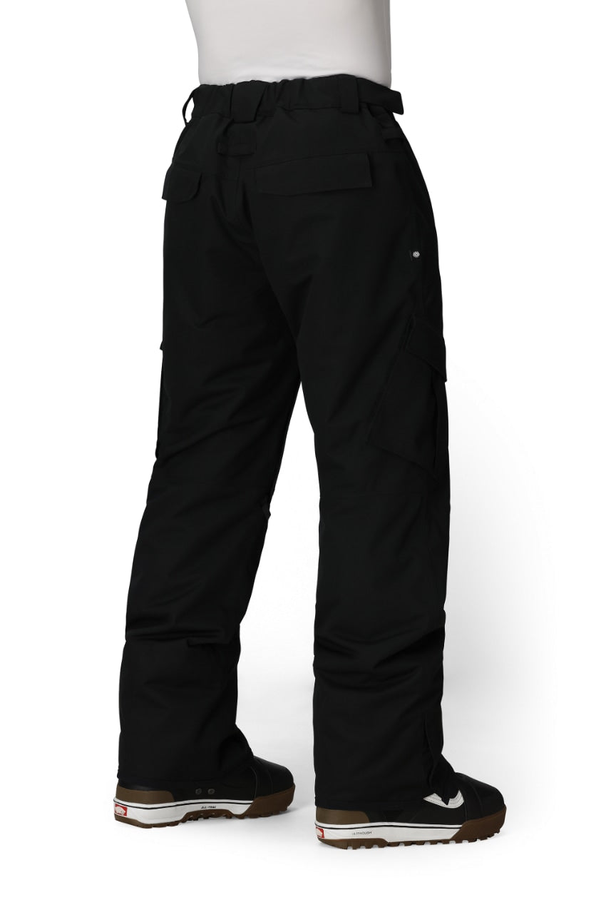 686 ロクハチロク MENS INFINITY INSULATED CARGO PANT BLACK 25-26 スノーボード ウェア
