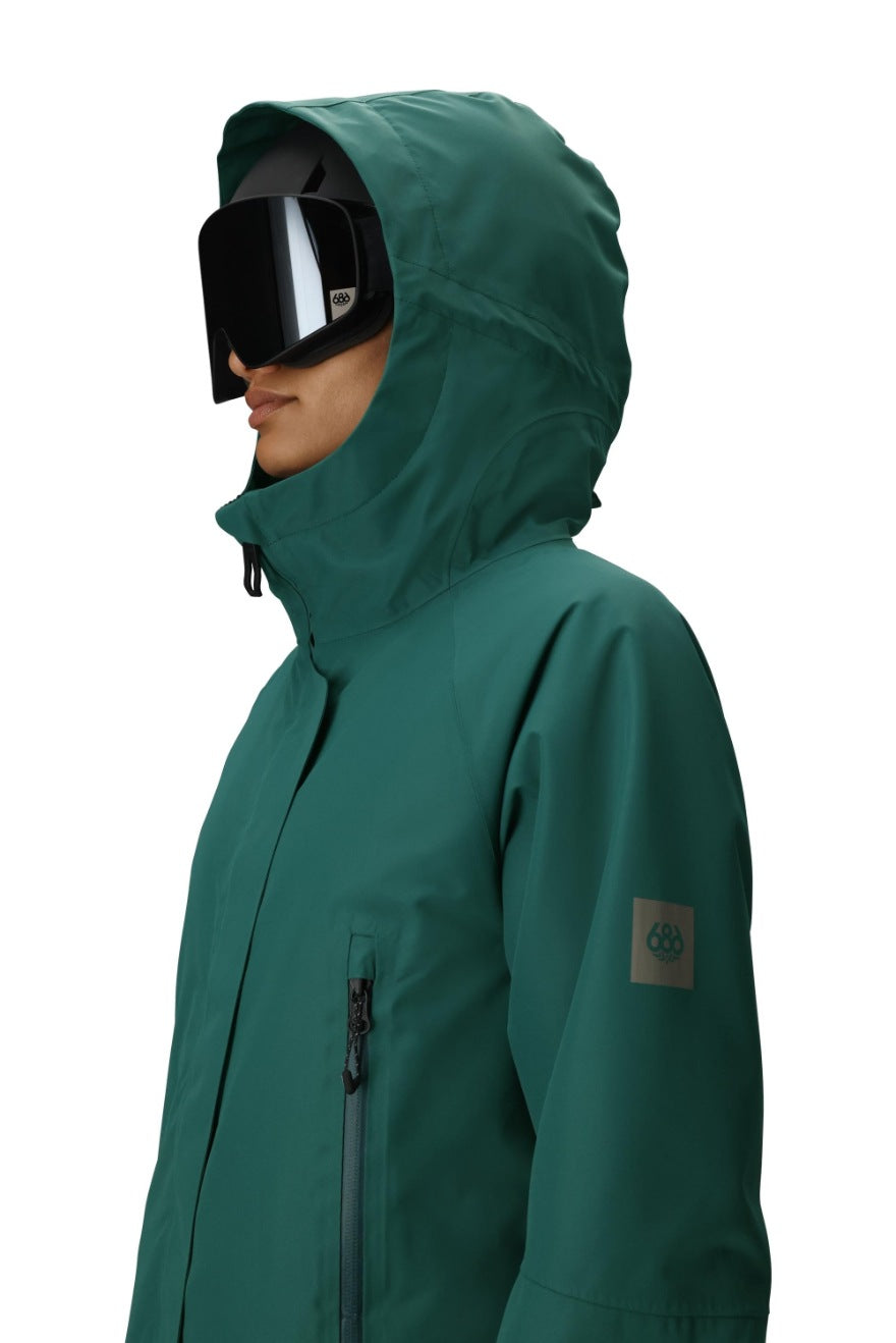 686 ロクハチロク WOMENS WHISPER INSULATED JACKET JUNE BUG 25-26 スノーボード ウェア