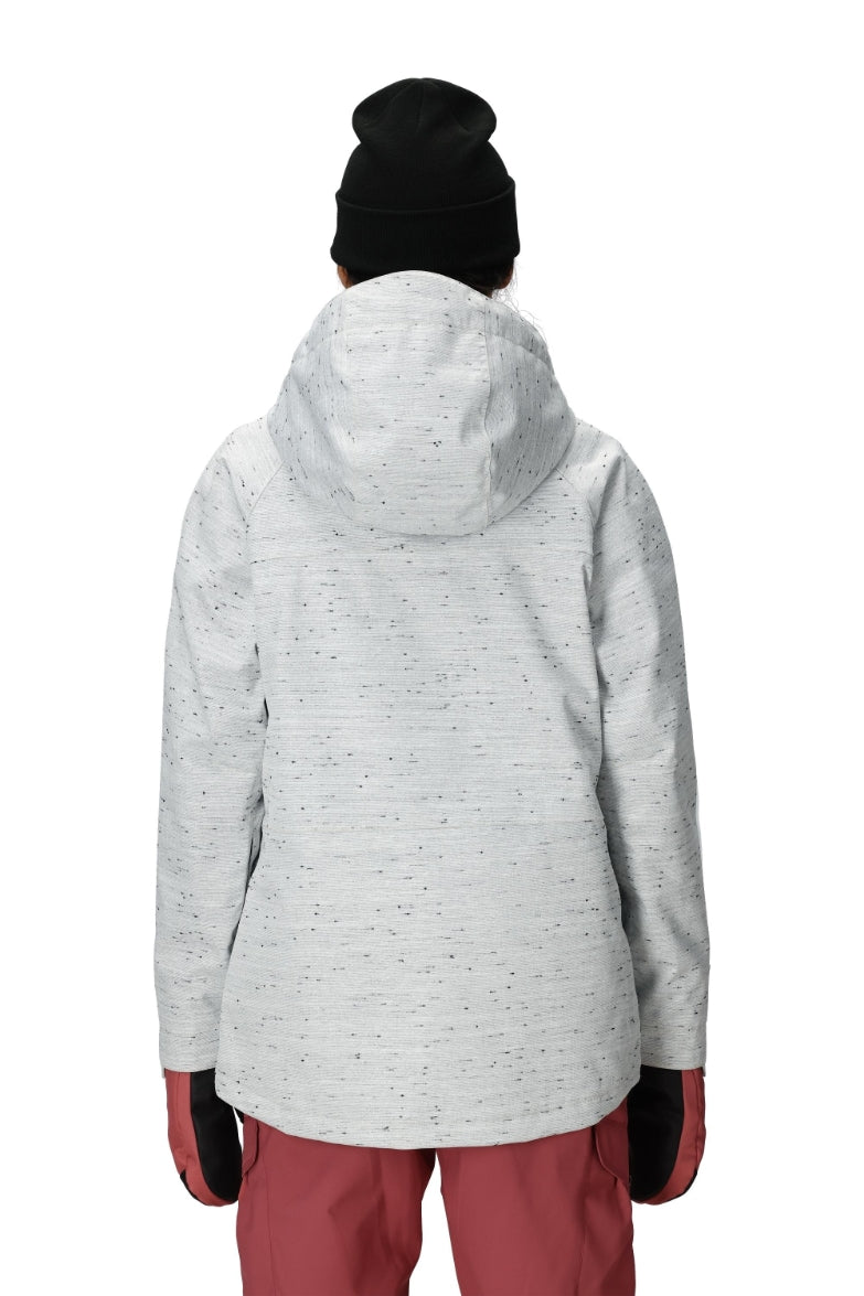 686 ロクハチロク WOMENS ATHENA INSULATED JACKET WHITE SLUB 25-26 スノーボード ウェア