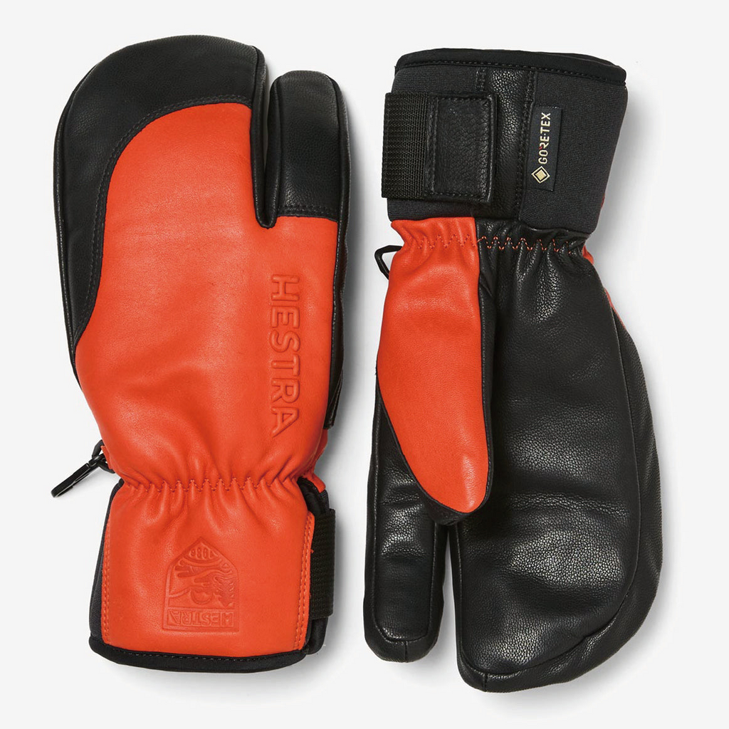 25-26 HESTRA Topo GTX 3-Finger Flame Red/Black 25-26 25-26 HESTRA Topo GTX 3-Finger Flame Red/Black 25-26