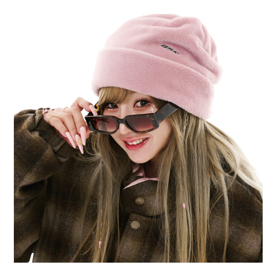 BSRABBIT ビーエスラビット [bsrabbit] SOFT FUR BEANIE 24-25 スノーボード アクセサリー Indy Pink