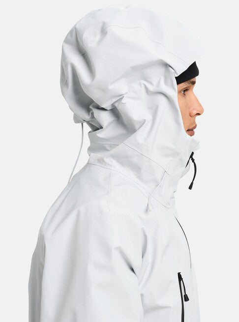 スノーボード ウェア バートン BURTON Reserve GORE-TEX 2L Jacket Gray Cloud 25-26 送料無料 日本正規品 予約商品 店頭受け取り可能