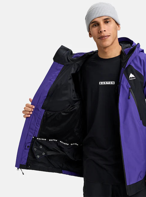 スノーボード ウェア バートン BURTON Reserve GORE-TEX 2L Jacket Prism Violet / True Black 25-26 送料無料 日本正規品 予約商品 店頭受け取り可能