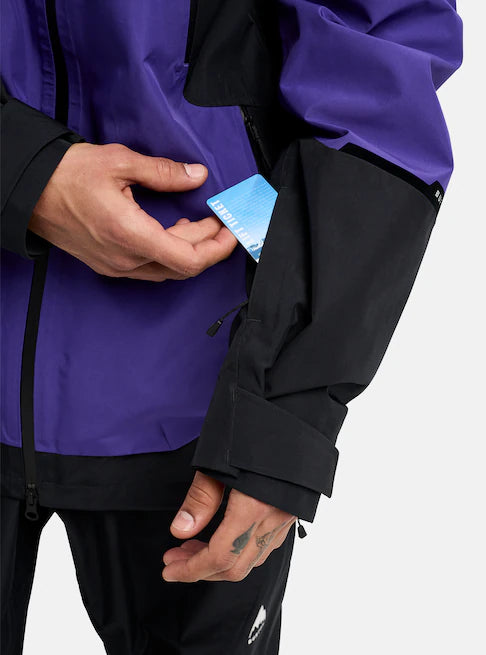 スノーボード ウェア バートン BURTON Reserve GORE-TEX 2L Jacket Prism Violet / True Black 25-26 送料無料 日本正規品 予約商品 店頭受け取り可能