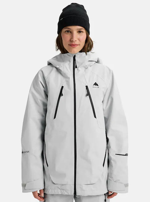 スノーボード ウェア バートン BURTON W Reserve GORE-TEX 2L Jacket Gray Cloud 25-26 送料無料 日本正規品