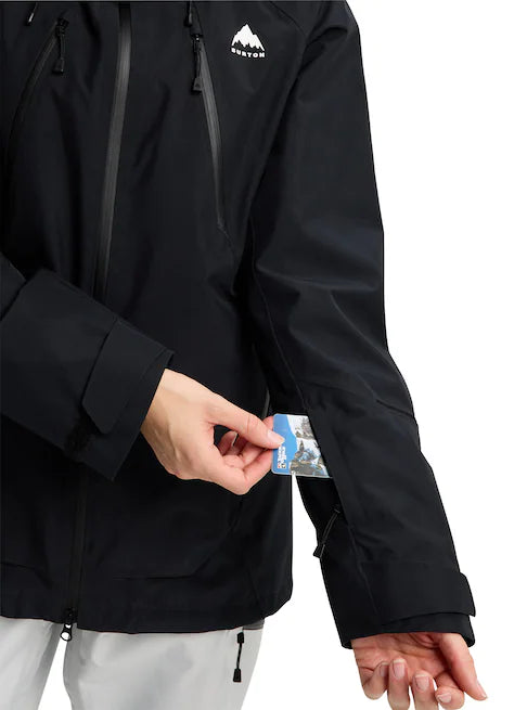 スノーボード ウェア バートン BURTON W Reserve GORE-TEX 2L Jacket True Black 25-26 送料無料 日本正規品