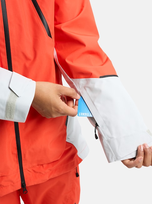 スノーボード ウェア バートン BURTON W Reserve GORE-TEX 2L Jacket Fiesta Red / Gray Cloud 25-26 送料無料 日本正規品