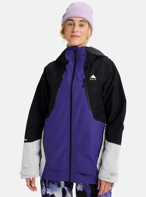 スノーボード ウェア バートン BURTON W Reserve GORE-TEX 2L Jacket Prism Violet / True Black / Gray Cloud 25-26 送料無料 日本正規品