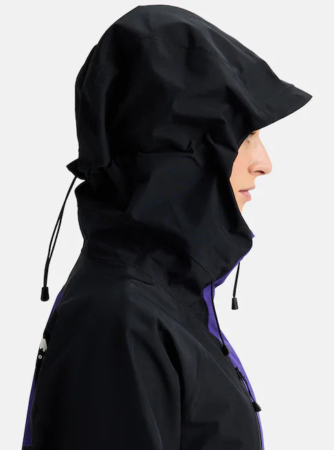 スノーボード ウェア バートン BURTON W Reserve GORE-TEX 2L Jacket Prism Violet / True Black / Gray Cloud 25-26 送料無料 日本正規品