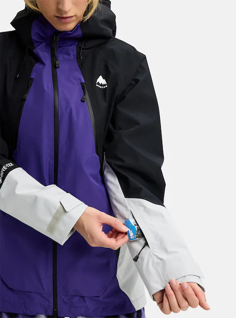 スノーボード ウェア バートン BURTON W Reserve GORE-TEX 2L Jacket Prism Violet / True Black / Gray Cloud 25-26 送料無料 日本正規品