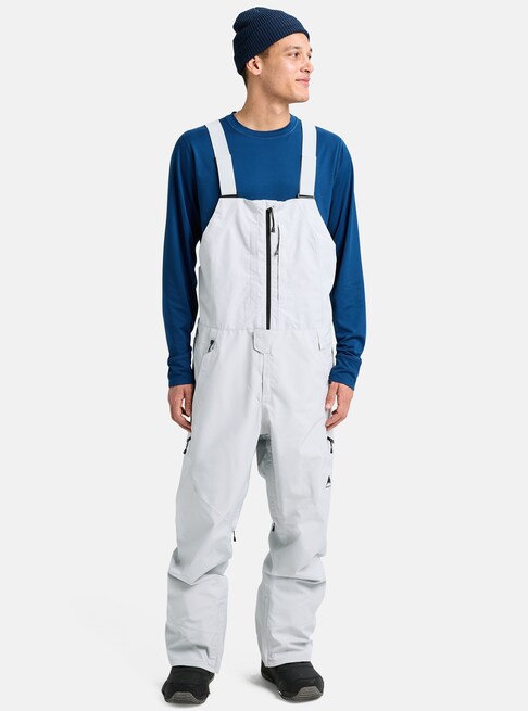 スノーボード ウェア バートン BURTON Reserve GORE-TEX 2L Bibs Gray Cloud 25-26 送料無料 日本正規品 予約商品 店頭受け取り可能