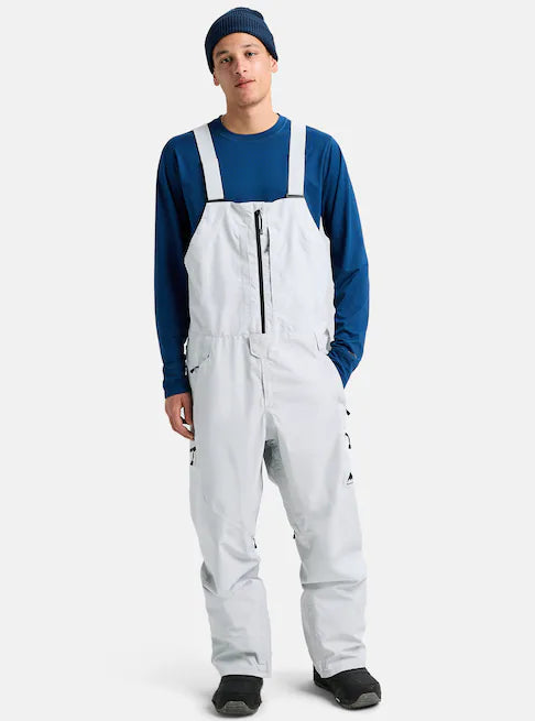 スノーボード ウェア バートン BURTON Reserve GORE-TEX 2L Bibs Gray Cloud 25-26 送料無料 日本正規品 予約商品 店頭受け取り可能